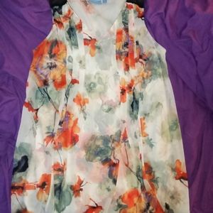 🍁Vera Wang Floral Top🍂